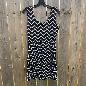 Chevron Print Dress